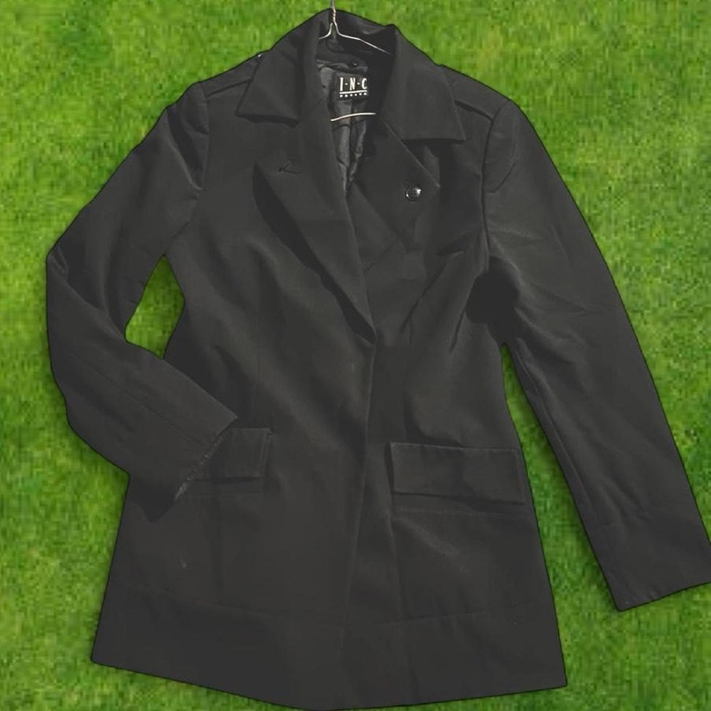 INC International Concepts Women's Elegant Black Blazer
